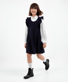 Сарафан детский Gulliver 223GSGMC5001 синий, 134