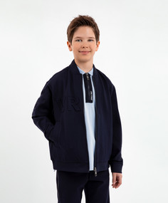 Бомбер детский Gulliver 223GSBC1604 синий, 146