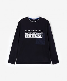 Лонгслив детский Gulliver 223GSBJC1204 синий, 146