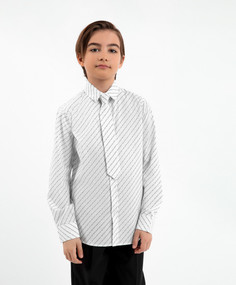 Рубашка детская Gulliver 223GSBJC2301 белый, 146