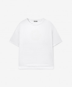 Футболка детская Gulliver 223GSGJC1201 белый, 152