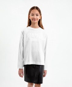 Лонгслив детский Gulliver 223GSGJC1203 белый, 164