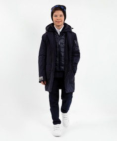 Пальто детское Gulliver 223GSBC4502 синий, 122