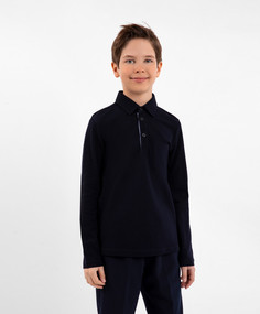 Поло детское Gulliver 223GSBC1409 синий, 122