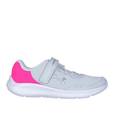 Беговые кроссовки under armour gps pursuit 3 ac halo gray/electro /metallic silver 1.5/us