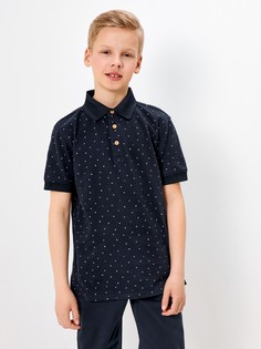 Футболка-поло для мальчиков ACOOLA р.140, холодный синий