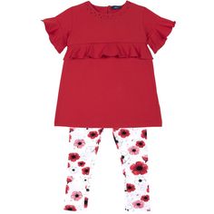 Костюм детский Chicco, цв. красный р.104