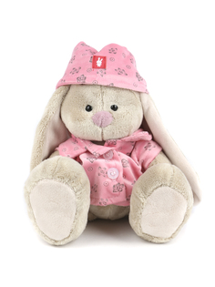 Мягкая игрушка BUDI BASA Зайка Ми в розовой пижаме, 18 см