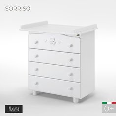Детский пеленальный комод Nuovita Sorriso (Bianco/Белый)
