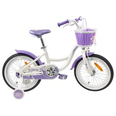 Детский велосипед Tech Team Merlin 20" бело-пурпурный