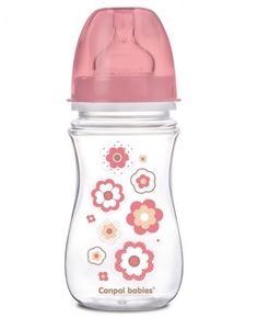 Бутылочка Canpol EasyStart Newborn baby PP антиколиковая 240 мл 3+ розовый