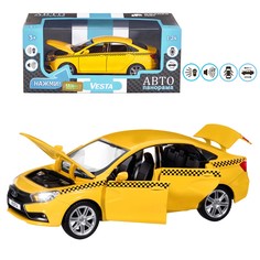 Машинка Автопанорама металлическая LADA VESTA "ТАКСИ" 1:24 JB1251178