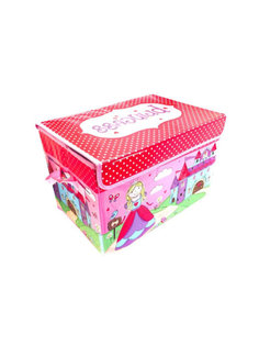 Короб для хранения игрушек Markethot Розовый, 37х25х25 см No Brand