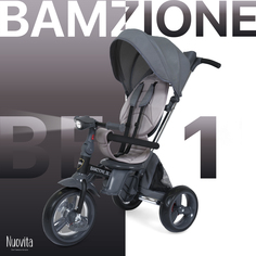 Трехколесный велосипед Nuovita Bamzione BE1 Grigio/Серый