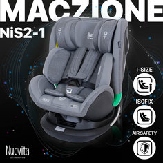 Автокресло Nuovita Maczione NiS2-1 Isofix, группа 0+/1/2/3, до 36 кг (Grigio/Серый)