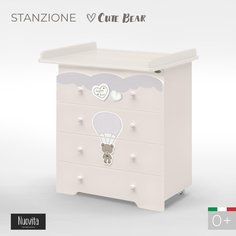 Детский пеленальный комод Nuovita Stanzione Honey Bear (Vaniglia/Ваниль)
