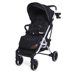 Коляска Dearest 819 PLUS полная комплектация с сумкой для мамы Черный/белая рама