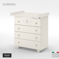 Детский комод Nuovita Sorriso (Vaniglia/Ваниль)