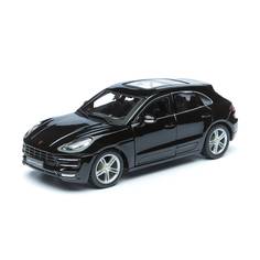 Машинка металлическая Bburago Porsche Macan, 1:24, чёрный
