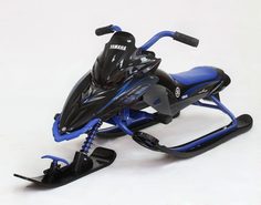 Снегокат Yamaha Apex Snow Bike with LED-light, мягкое сиденье, black/blue, YMC13001LX