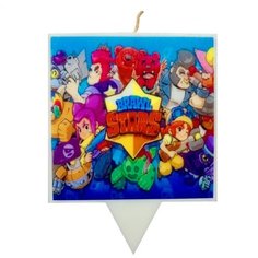 Свеча для торта Simparty Brawl Stars Бравл Старс вариант 2, Simparty28