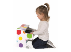 Мызыкальная игрушка Janod Электронное пианино, белый J07618