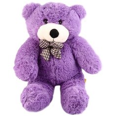 Мягкая игрушка МягкийМишка медведь Астор 80 см фиолетовый