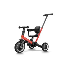 Детский трехколесный велосипед-беговел I-Vaka красный