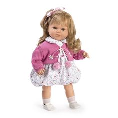 Кукла Munecas Berbesa мягконабивная 52см CARLA 7219