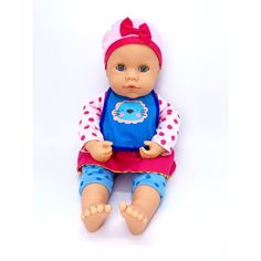 Кукла Munecas Falca мягконабивная 48см Baby Gloton Grande 48010