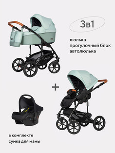 Коляска 3в1 Riko Basic Bella Life Basil 02