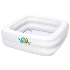 Детский бассейн Bestway Baby Tub с надувным дном 51116 голубой