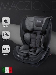 Автокресло Nuovita Maczione N123i-1 Grigio/Серый гр. 1/2/3 NUO_ST2_4105