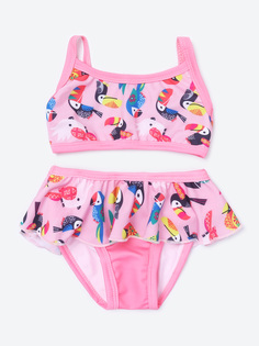 Купальник раздельный для девочек КотМарКот 92407 цв. розовый р. 116