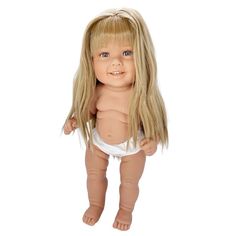 Кукла Munecas Manolo Dolls виниловая Diana без одежды 47см 7305