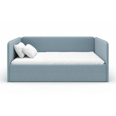 Кровать-диван Leonardo 180*80 голубой+ боковина большая 1200_14 Romack