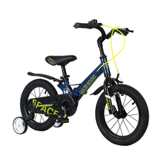 Велосипед детский двухколесный Maxiscoo Space 14" синий, MSC-S1411-S