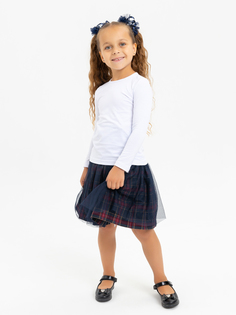 Лонгслив для девочек КотМарКот 474750010 цв. белый р. 128