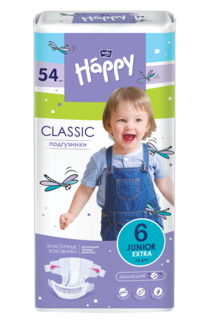 Подгузники Bella Baby Happy classic Junior Extra 54 шт.