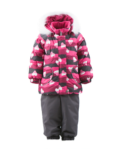 Комплект верхней одежды детский KERRY K18418 AW цв. бордовый р. 86