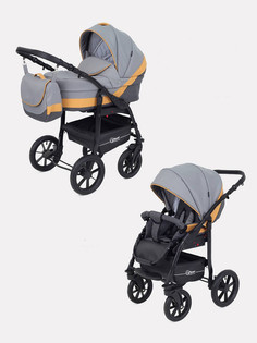 Коляска универсальная 2 в 1 Rant PATIO 02 Grey/Yellow РАНТ