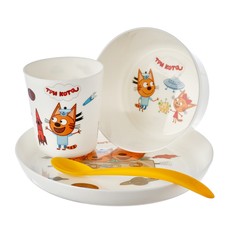 Набор детской посуды Roxy Kids Три Кота - Космическое путешествие RFD-011