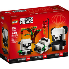 Конструктор LEGO BrickHeadz Сувенирный набор Панды на китайский Новый год, 40466