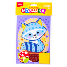 Аппликация из мягкого пластика Lori Енот, 14,8*21см, 5 шт.