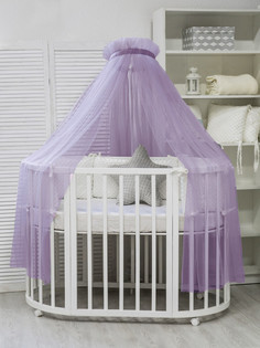 Балдахин Про Сон для детской кроватки из фатина 170х600 см фиолетовый