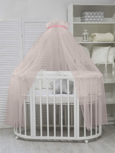 Балдахин Про Сон для детской кроватки из фатина 170х600 см розовый