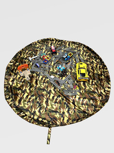 Игровой коврик мешок Body Pillow для хранения игрушек 150х150 см camo