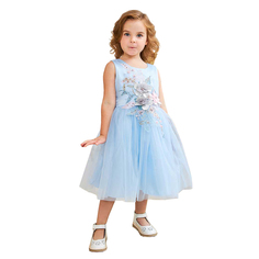Платье детское Me&We AG222-W601-904, Голубой, 104