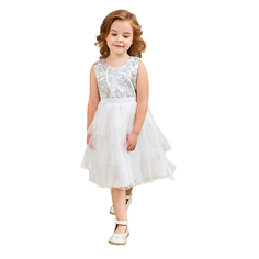 Платье детское Me&We AG222-W601-905, Белый, 146
