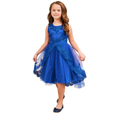 Платье детское Me&We AG222-W601-906, Голубой, 104